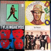 NEW WAVE - 26LP'S INCLUDING ELVIS COSTELLO - 1st 4 LP'S, DEVO, TALKING HEADS, THE PIRATES, WRECKLESS