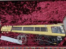 HOFNER / SELMER LAP STEEL GUITAR - MODEL 115 "HAWAIIAN ARTIST", MID 60s, 25 FRETS IN SELMER HARD