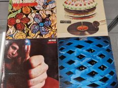 ROCK - 14 LPS INCLUDING THE ROLLING STONES - LET IT BLEED STEREO 1st PRESSING WITH POSTER & INNER,
