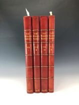 VERNON JAMES WATNEY, THE WALLOP FAMILY, FOUR VOLUMES, 1928, LIMITED EDITION OF 100 BOUND IN RED