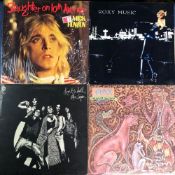 70S ROCK / GLAM - 27 LPS INCLUDING T. REX - TANX, ALICE COOPER - LOVE IT TO DEATH & 2 OTHERS, SPARKS