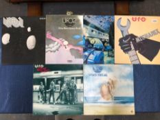 UFO - 6 LPS INCLUDING UFO 1, UFO 2 GERMAN PRESSING, SPACE METAL, LIGHTS OUT ETC.