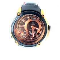 A LIMITED EDITION JAGUAR J635 QUARTZ WRIST WATCH. NUMBER 1361/ 3000. THE WATCH WITH TWO TIME