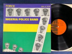 NIGERIA POLICE BAND - FORCE 7 LP NIGERIAN PRESSING 1973 EMI - 011N