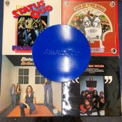 STATUS QUO - 14 LPS + LIMITED EDITION NUMBERED TIN 'FROM THE MAKERS OF..' & 1991 TOUR PROGRAMME;