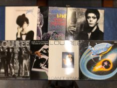 LOU REED - 7 LPS INCLUDING NEW YORK, THE BELLS, CONEY ISLAND BABY ETC.