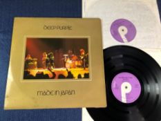 DEEP PURPLE MADE IN JAPAN DOUBLE LP, 1st PRESSING PURPLE TPS 3511 A-1U/B-1U/A-1U/B-1U. THE