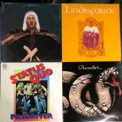 ROCK - APPROX. 65 LP'S INCLUDING - STATUS QUO, GRACE SLICK, LINDISFARNE, 3 DOG NIGHT ETC. SOME