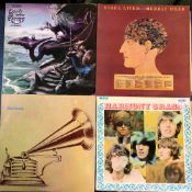 8 X PSYCHEDELIC/POP/ROCK LP's: ALAN BOWN - LISTEN, ISLAND ILPS 9131, PINK RIM. HARMONY GRASS, RCA