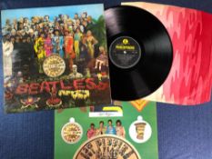 THE BEATLES - SGT PEPPERS LONELY HEART CLUB BAND LP, 1st PRESSING, MONO, PARLOPHONE PMC 7027, XEX