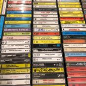 SOUL / FUNK FEMALE ARTISTS - APPROX 120 CASSETTES INCLUDING ARETHA FRANKLIN, ROBERTA FLACK, MAXINE