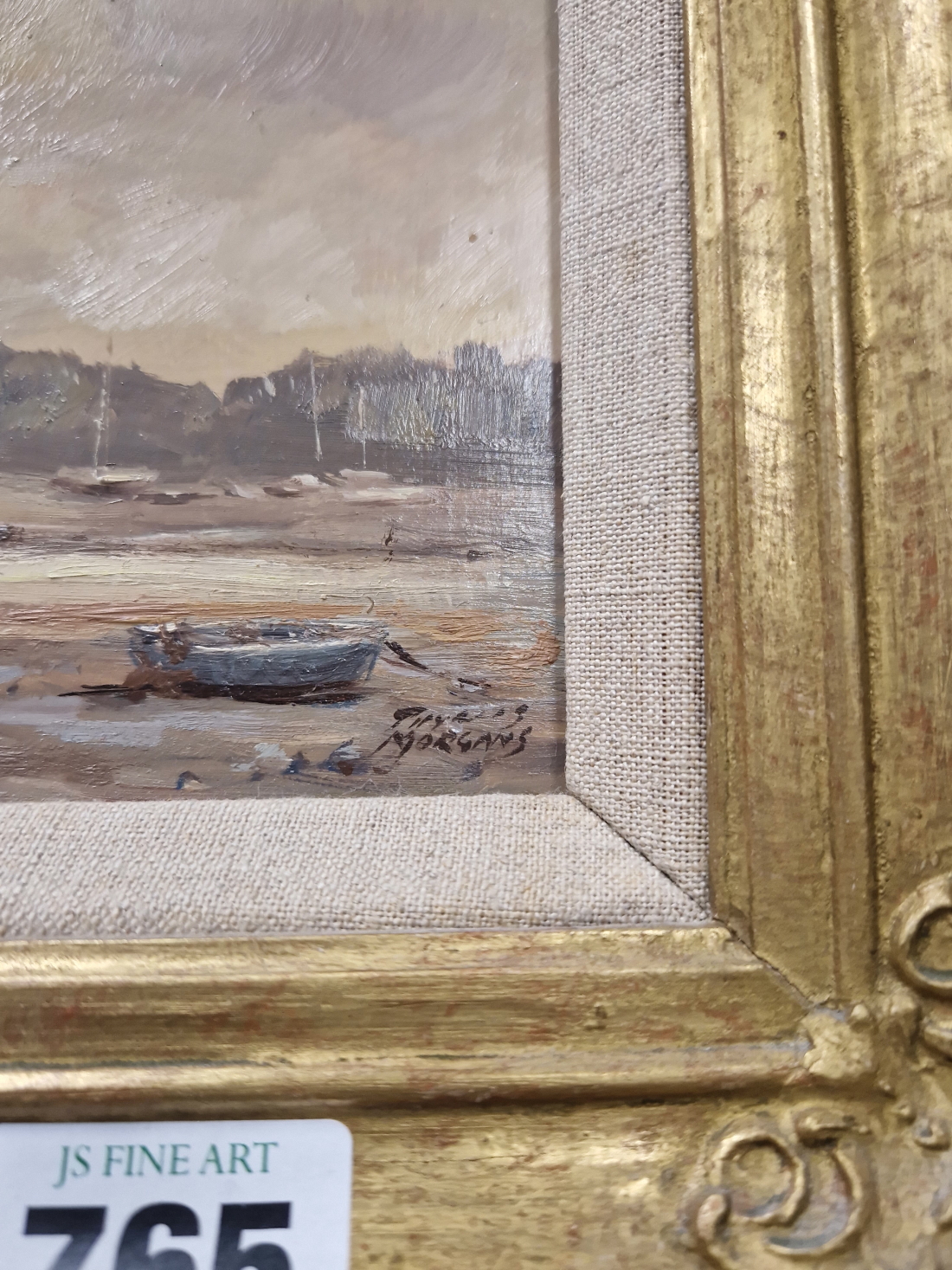 PHYLLIS MAY MORGANS (1911-2001), ARR. WALBERSWICK AND WOODBRIDGE, TWO OILS ON HARDBOARD, SIGNED - Image 2 of 3