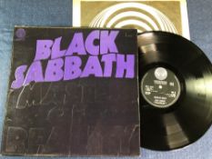 BLACK SABBATH - MASTERS OF REALITY, 1st PRESSING IN BOX SLEEVE, VERTIGO SMALL SWIRL LABEL IN
