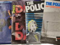 A&M THE POLICE / KLARK KENT - 9 x 7" SINGLES INCLUDING CAN'T STAND LOSING YOU, OPAQUE & TRANSLUSCENT