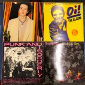 PUNK - 13 LPS INCLUDING SID VICIOUS - SID SINGS (NO POSTER), Oi! THE ALBUM, PUNK & DISORDERLY, U.