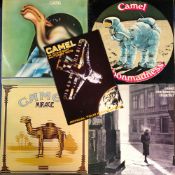 CAMEL - 10 LPS INCLUDING MIRAGE 1ST PRESSING, MOONMADNESS 1ST UK & US PRESSING, STATIONARY