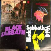 BLACK SABBATH - 8 LPS INCLUDING 'BLACK SABBATH' 1st ITALIAN PRESSING VERTIGO, PARANOID 2nd