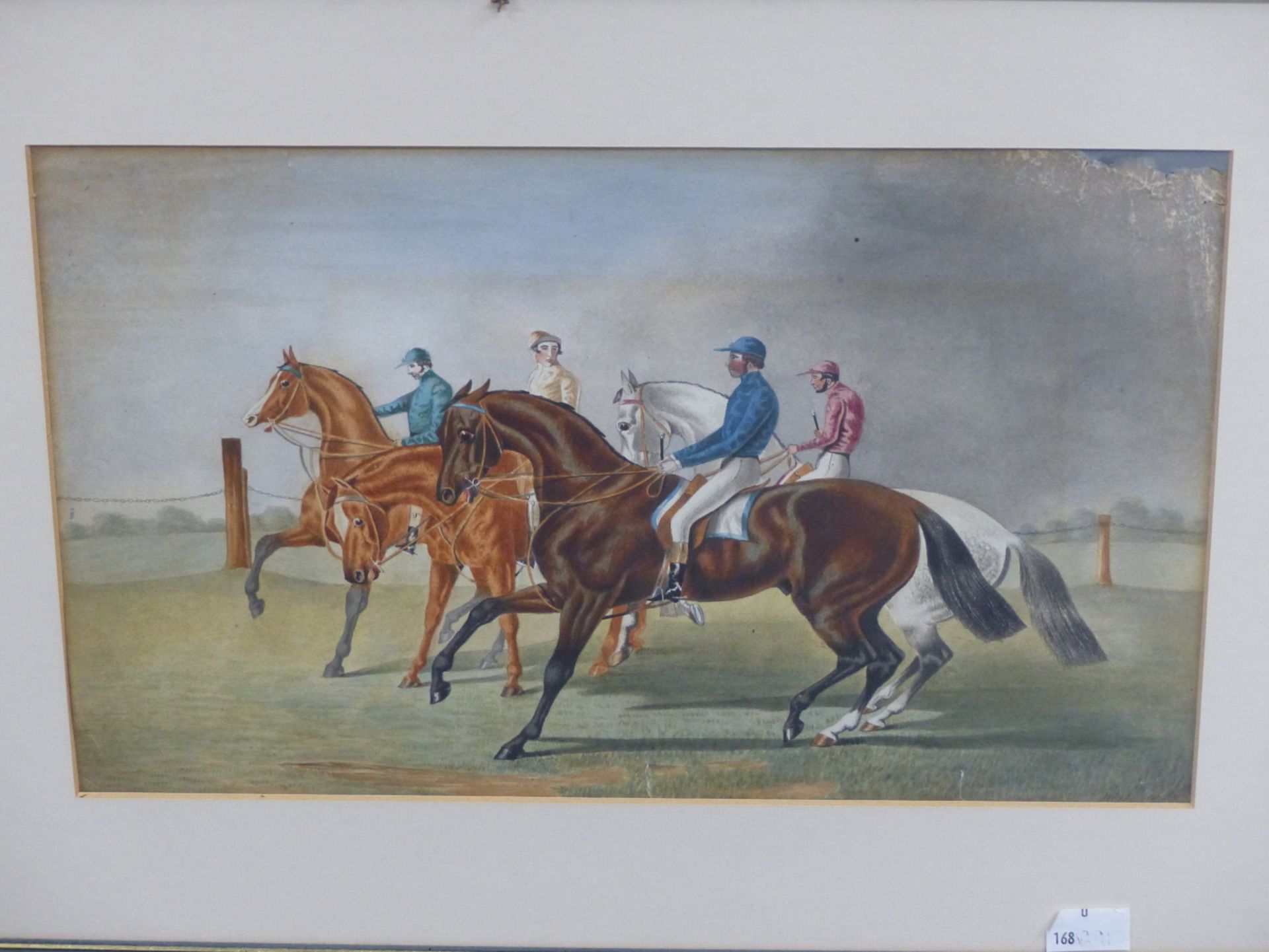 19th C. ENGLISH SCHOOL DANIEL O'ROUKE WINNING HE DERBY 1852, REPUTEDLY BY JAMES G. NOBLE, - Image 15 of 26