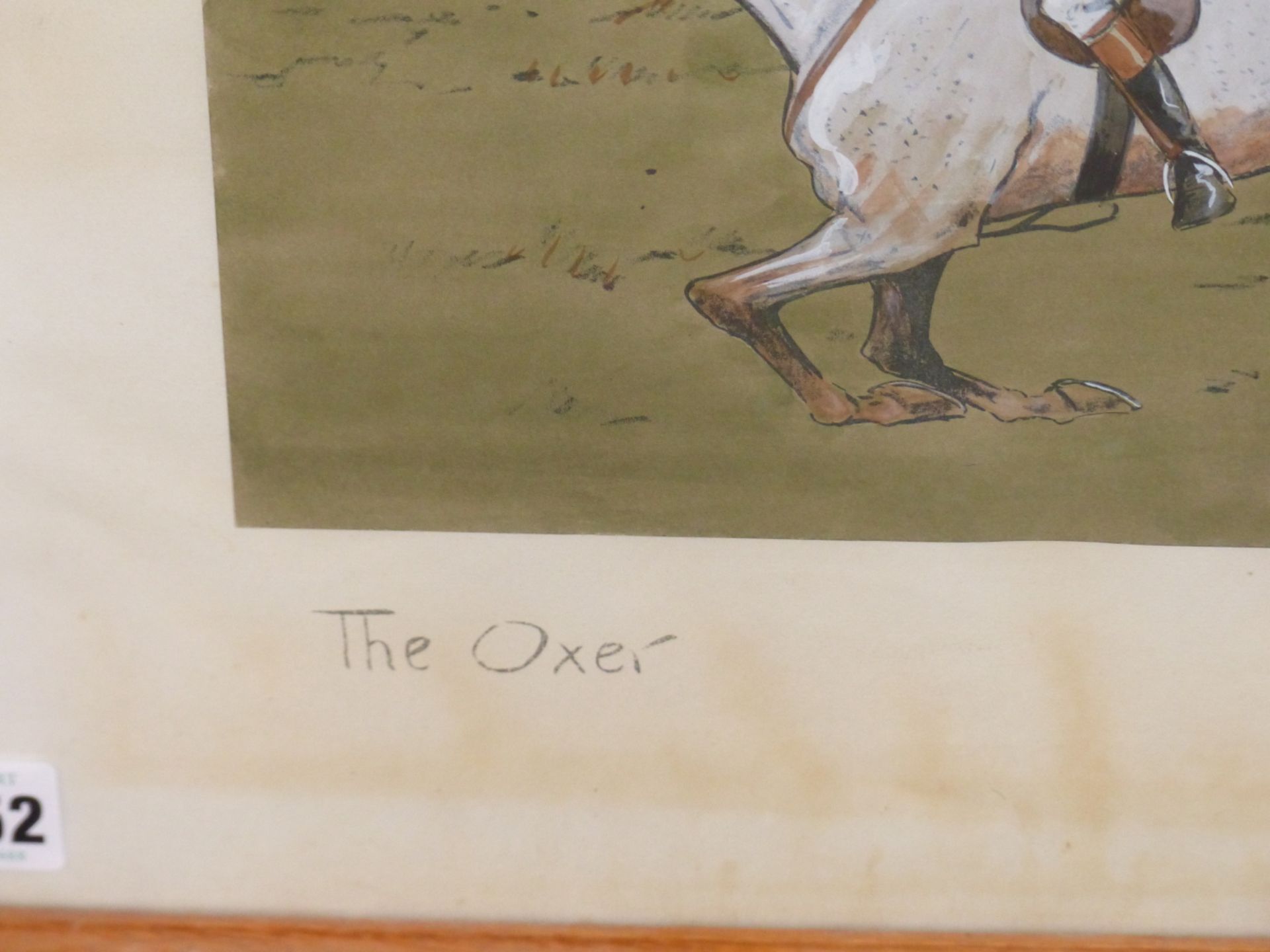 AFTER SNAFFLES (CHARLES JOHNSON PAYNE) A COLOUR PRINT THE OXER. 48 x 66cms - Image 3 of 6