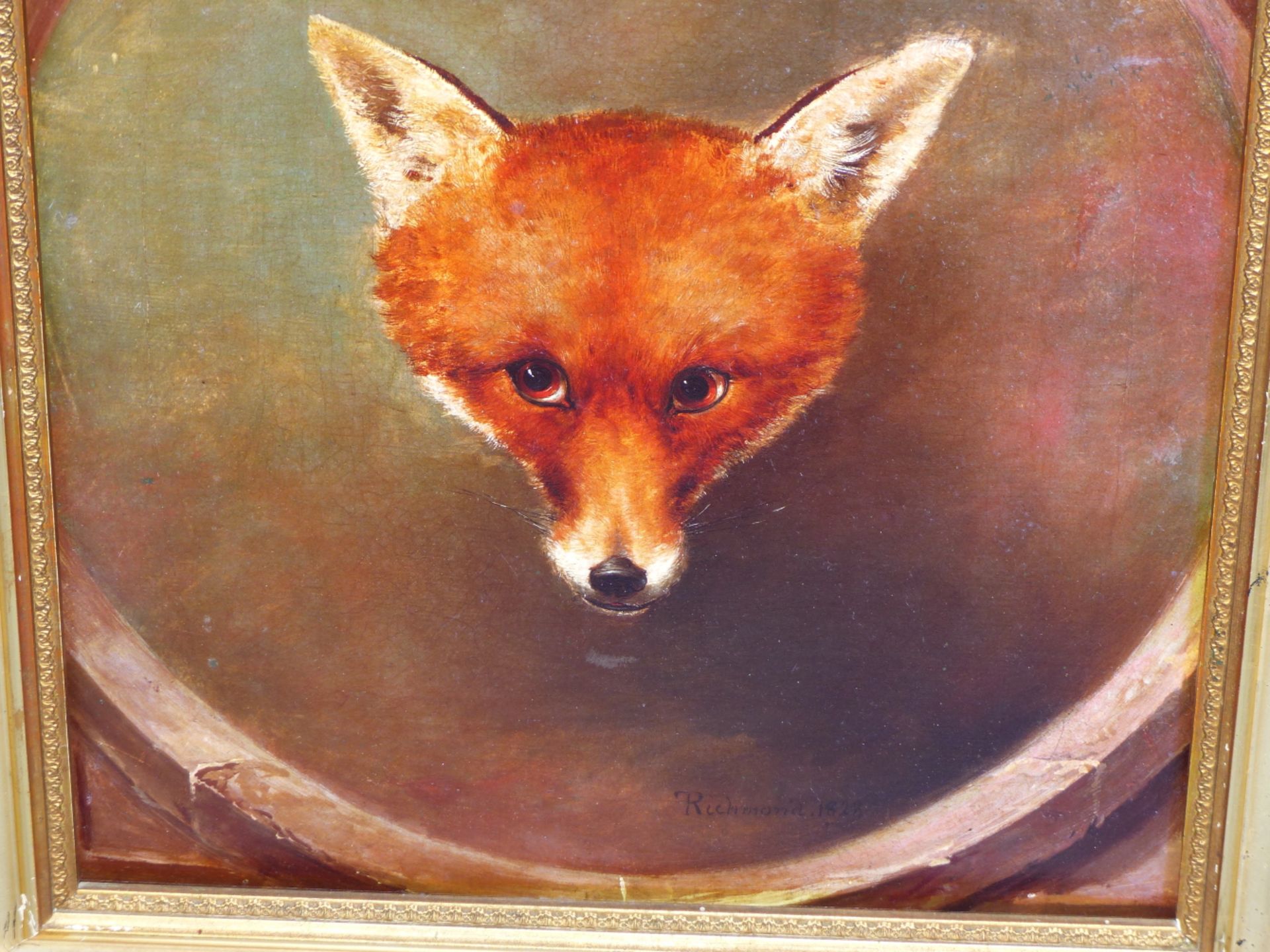 A DECORATIVE PICTURE OF A FOX AFTER RICHMOND. 40 x 37cms - Image 4 of 17