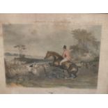 AFTER F. C. TURNER FOUR ANTIQUE HAND COLOURED SPORTING PRINTS. 49 x 60cms (4)