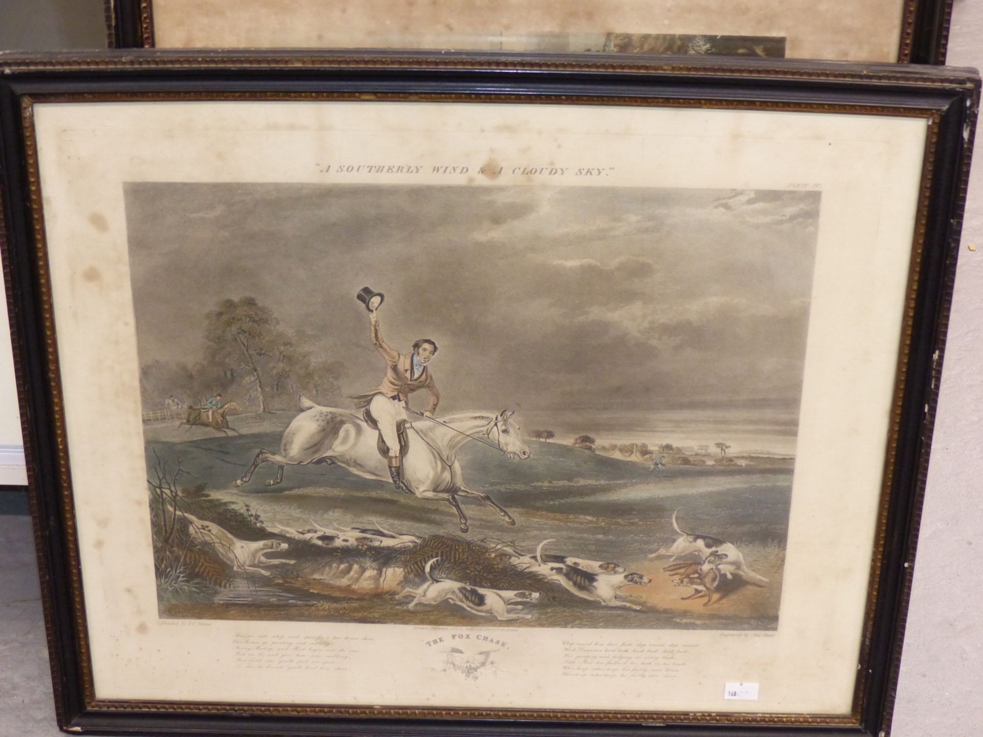 AFTER F. C. TURNER FOUR ANTIQUE HAND COLOURED SPORTING PRINTS. 49 x 60cms (4) - Image 3 of 5