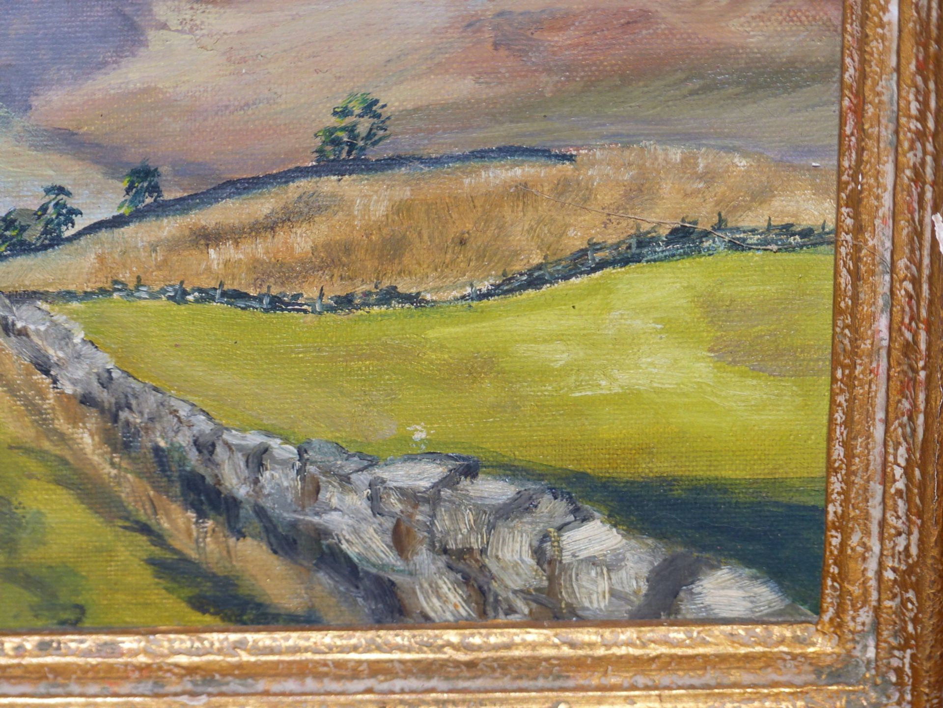 20th C. ENGLISH SCHOOL A HIGHLAND SCENE, OIL ON BOARD. 50 x 41cms - Image 6 of 8