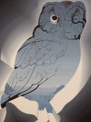 MARSHALL WILLIAMS (20TH CENTURY) "HIBOU" ACRYLIC ON CANVAS. SIGNED VERSO, DATED '67. 72 X 90 cm.