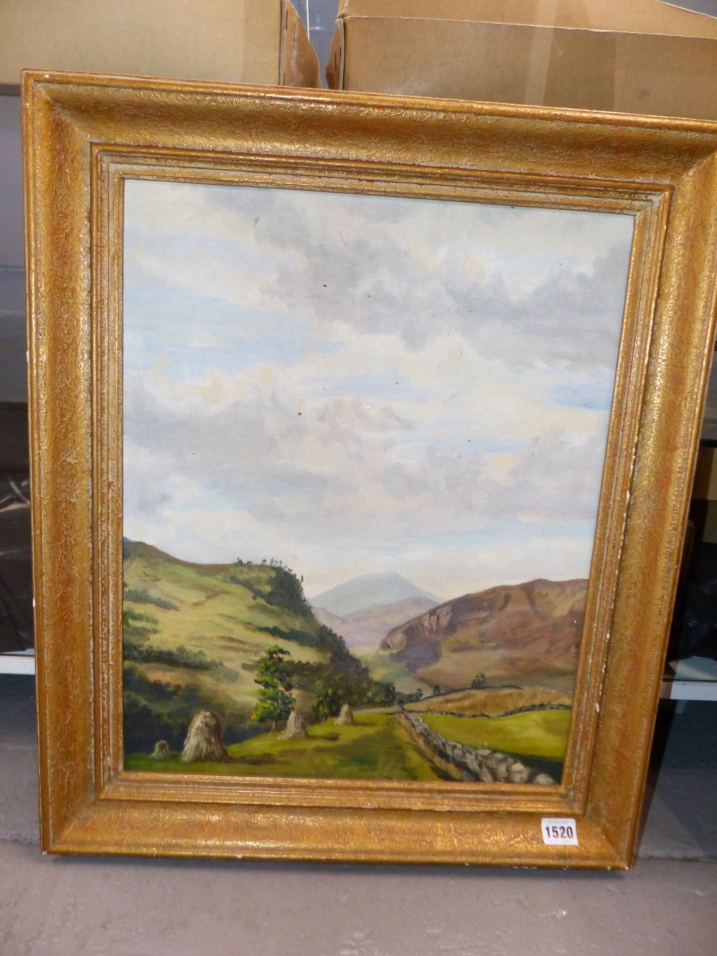 20th C. ENGLISH SCHOOL A HIGHLAND SCENE, OIL ON BOARD. 50 x 41cms - Image 8 of 8