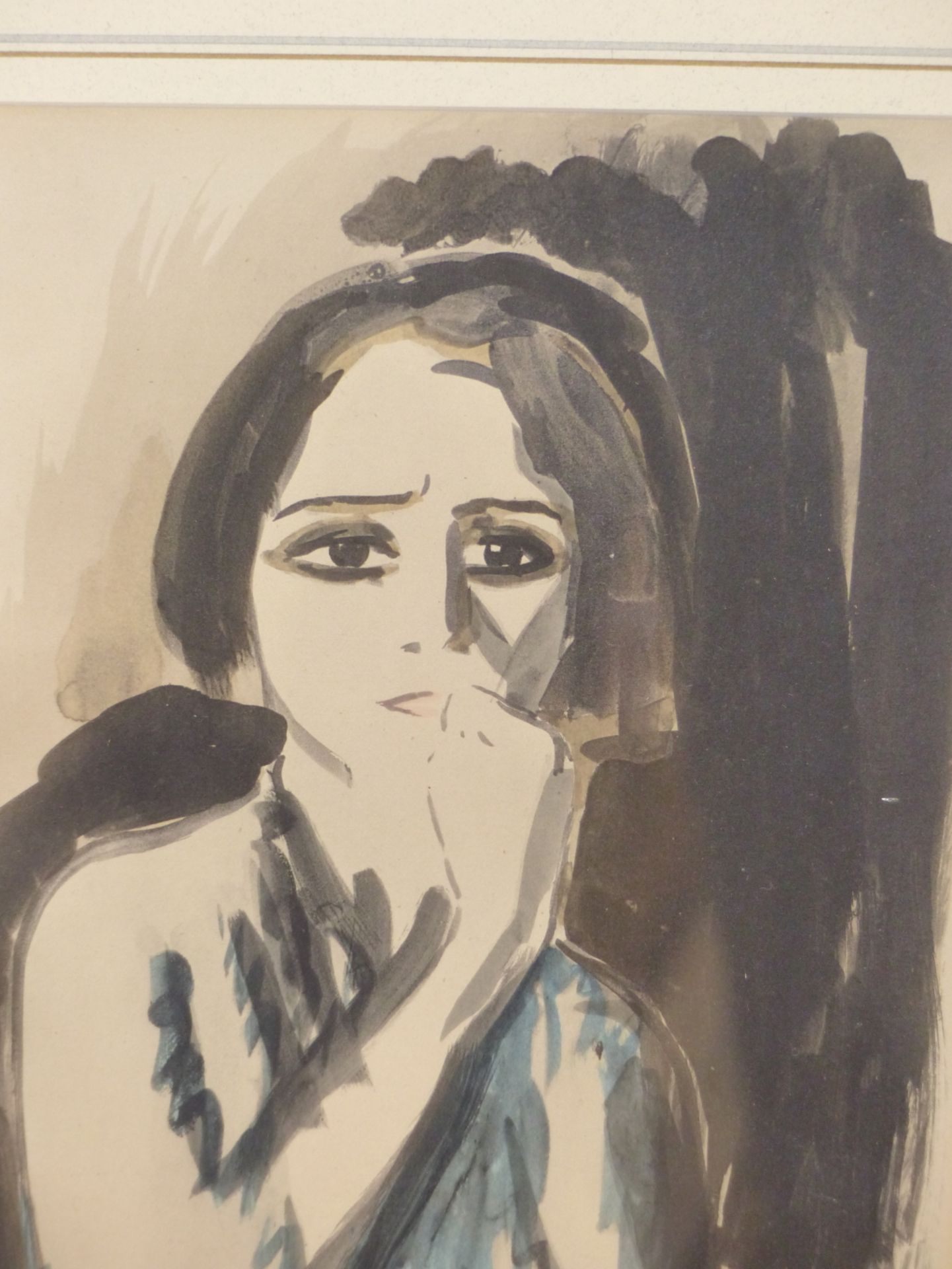 AFTER KEES VAN DONGEN (20th C.) A LIMITED EDITION COLOUR PORTRAIT PRINT. 26 x 18cms - Image 3 of 4