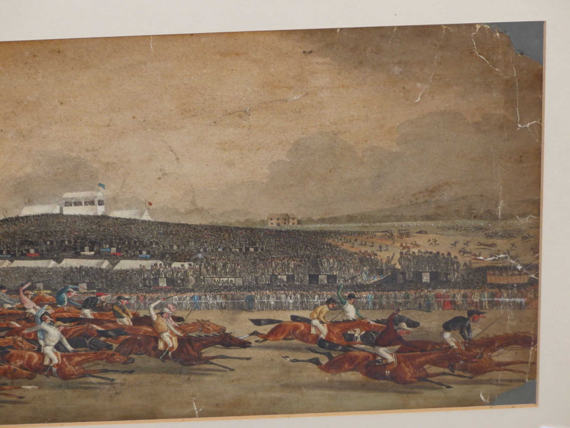 19th C. ENGLISH SCHOOL DANIEL O'ROUKE WINNING HE DERBY 1852, REPUTEDLY BY JAMES G. NOBLE, - Image 2 of 26