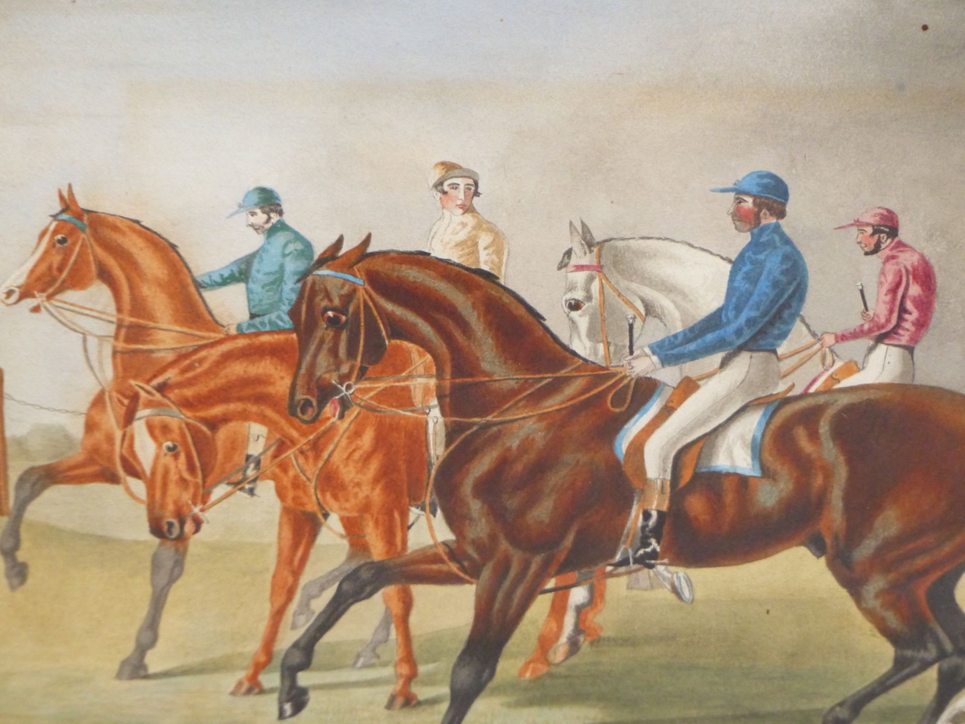 19th C. ENGLISH SCHOOL DANIEL O'ROUKE WINNING HE DERBY 1852, REPUTEDLY BY JAMES G. NOBLE, - Image 22 of 26