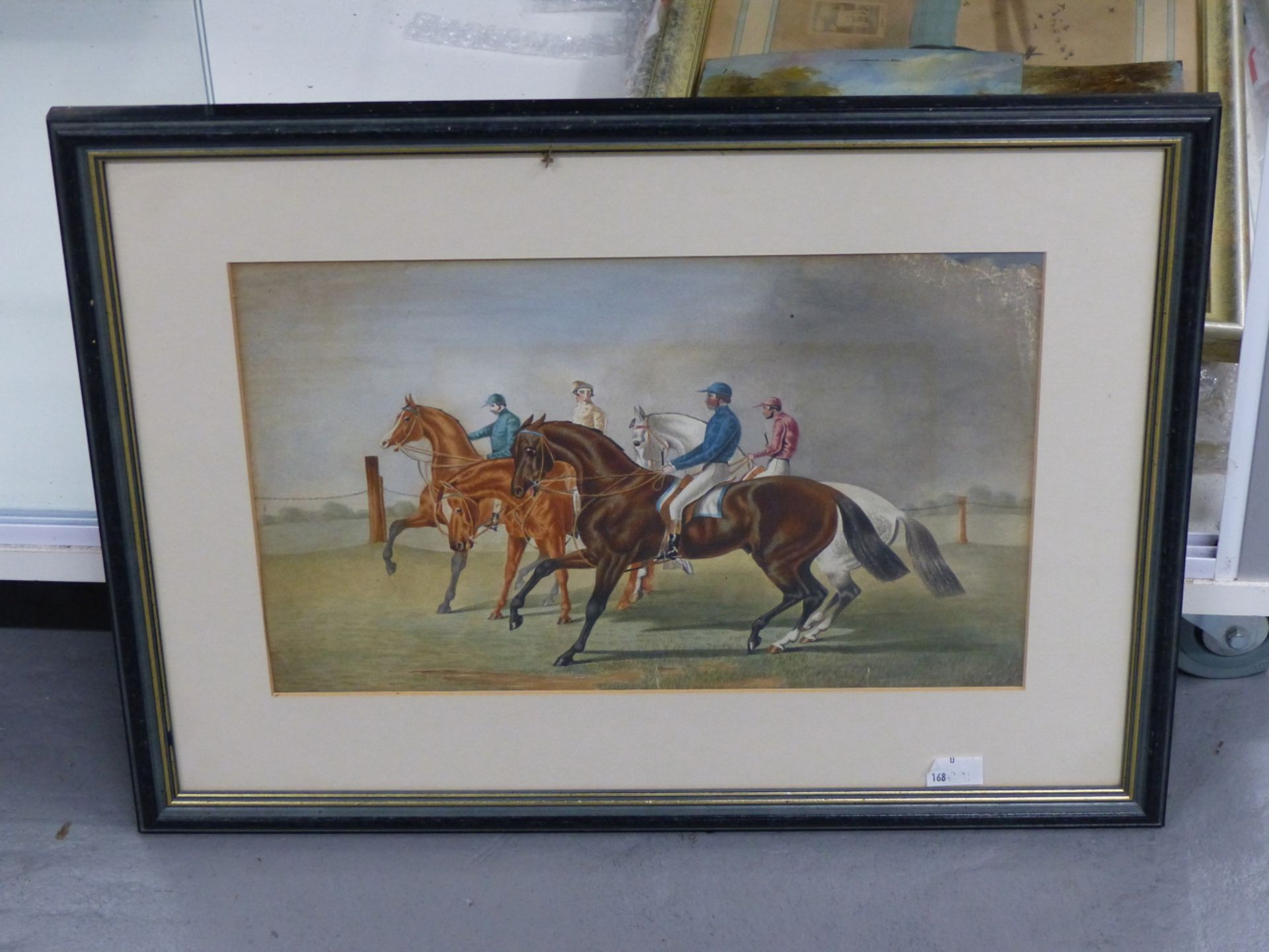 19th C. ENGLISH SCHOOL DANIEL O'ROUKE WINNING HE DERBY 1852, REPUTEDLY BY JAMES G. NOBLE, - Image 23 of 26