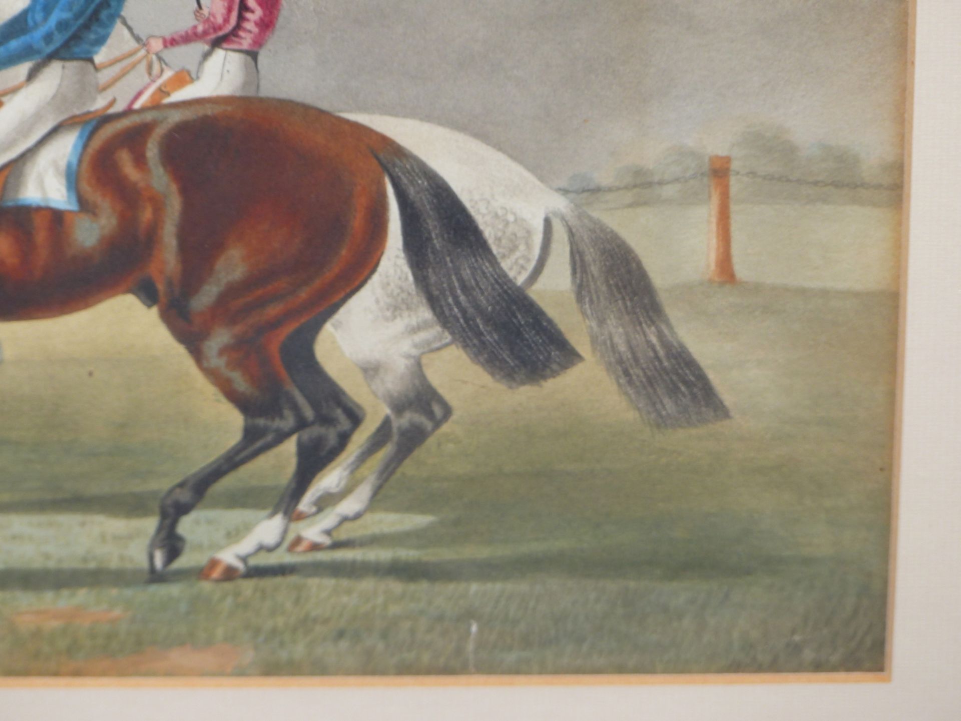 19th C. ENGLISH SCHOOL DANIEL O'ROUKE WINNING HE DERBY 1852, REPUTEDLY BY JAMES G. NOBLE, - Image 18 of 26