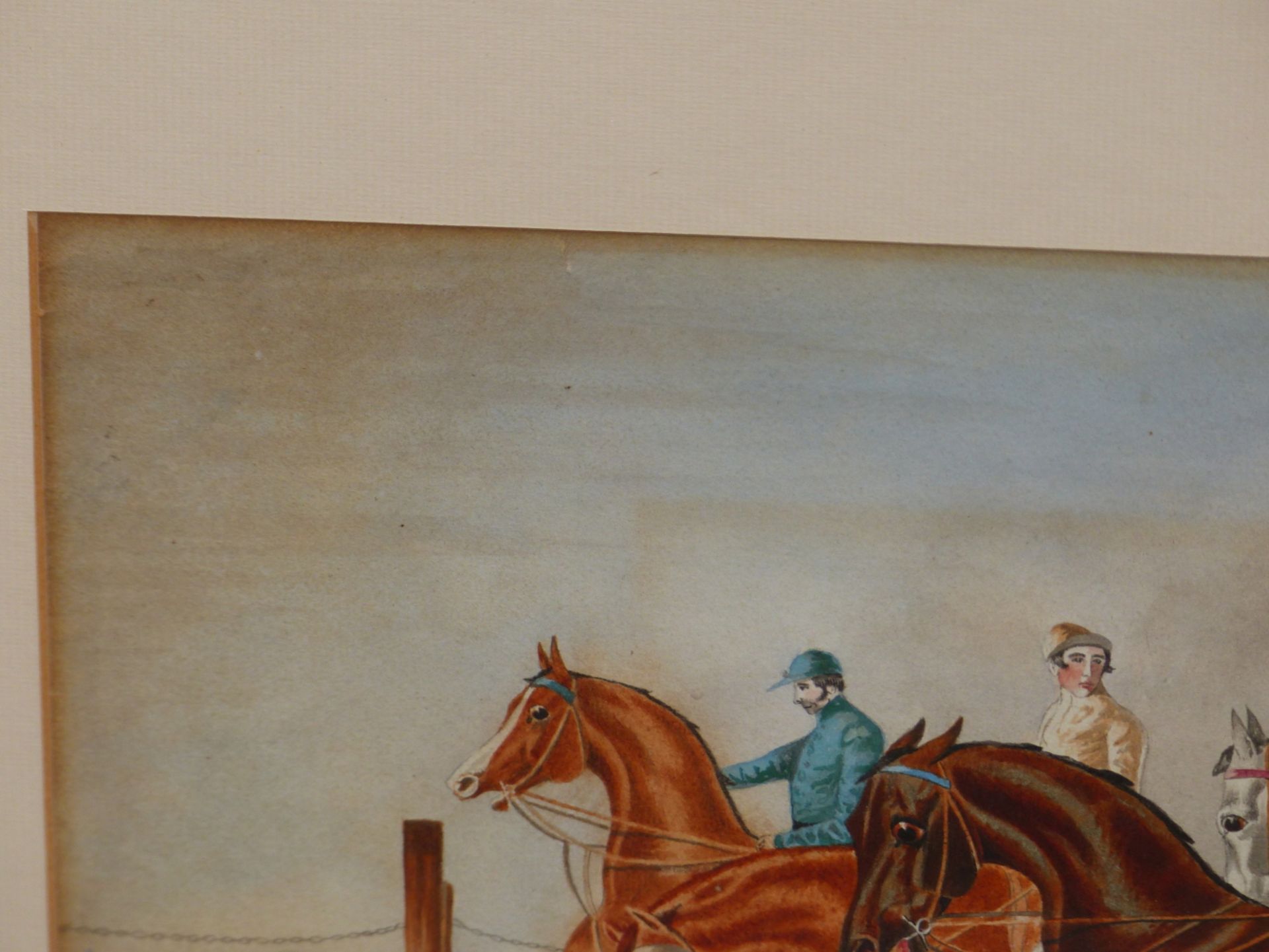19th C. ENGLISH SCHOOL DANIEL O'ROUKE WINNING HE DERBY 1852, REPUTEDLY BY JAMES G. NOBLE, - Image 21 of 26