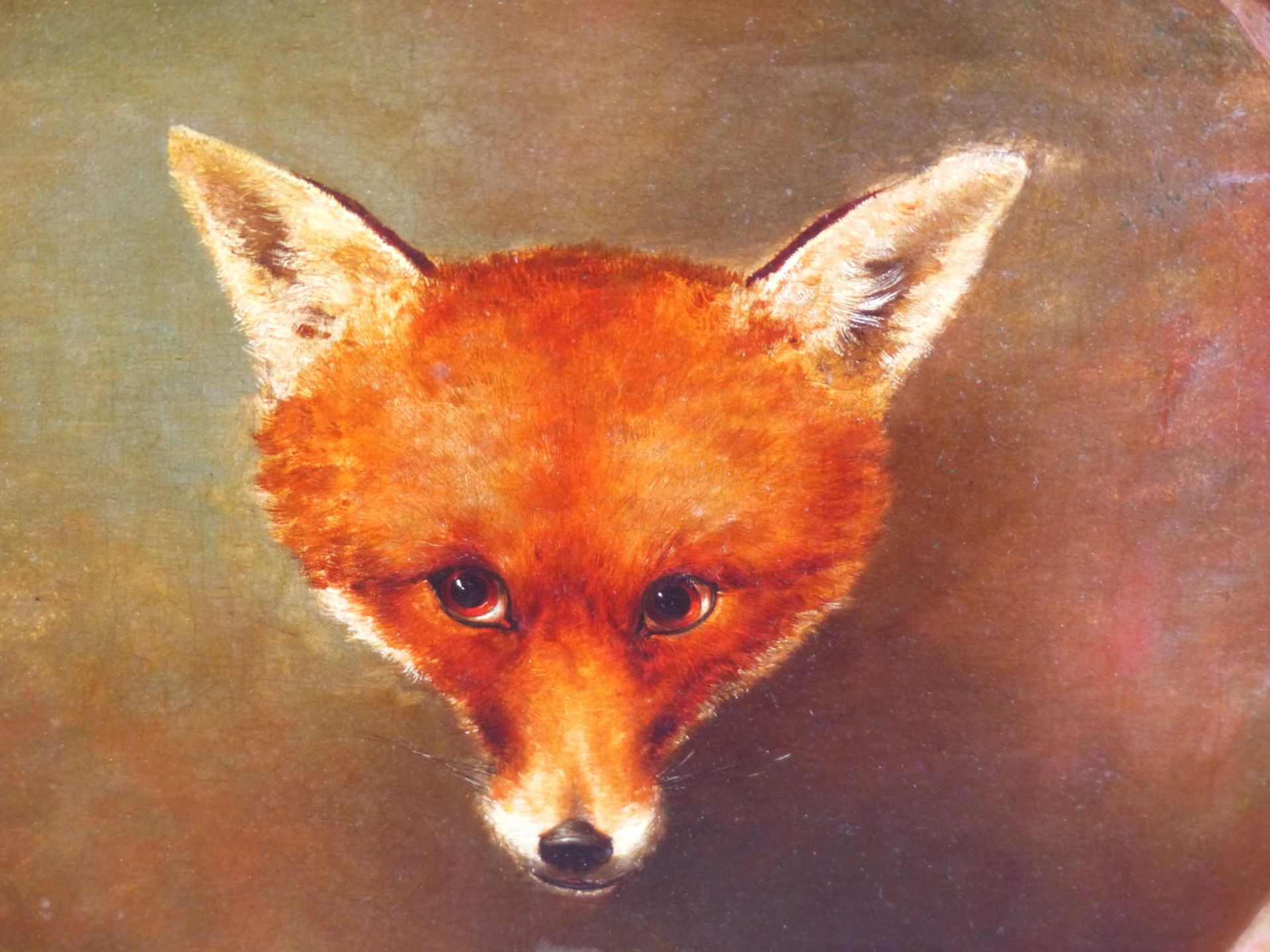 A DECORATIVE PICTURE OF A FOX AFTER RICHMOND. 40 x 37cms - Image 3 of 17