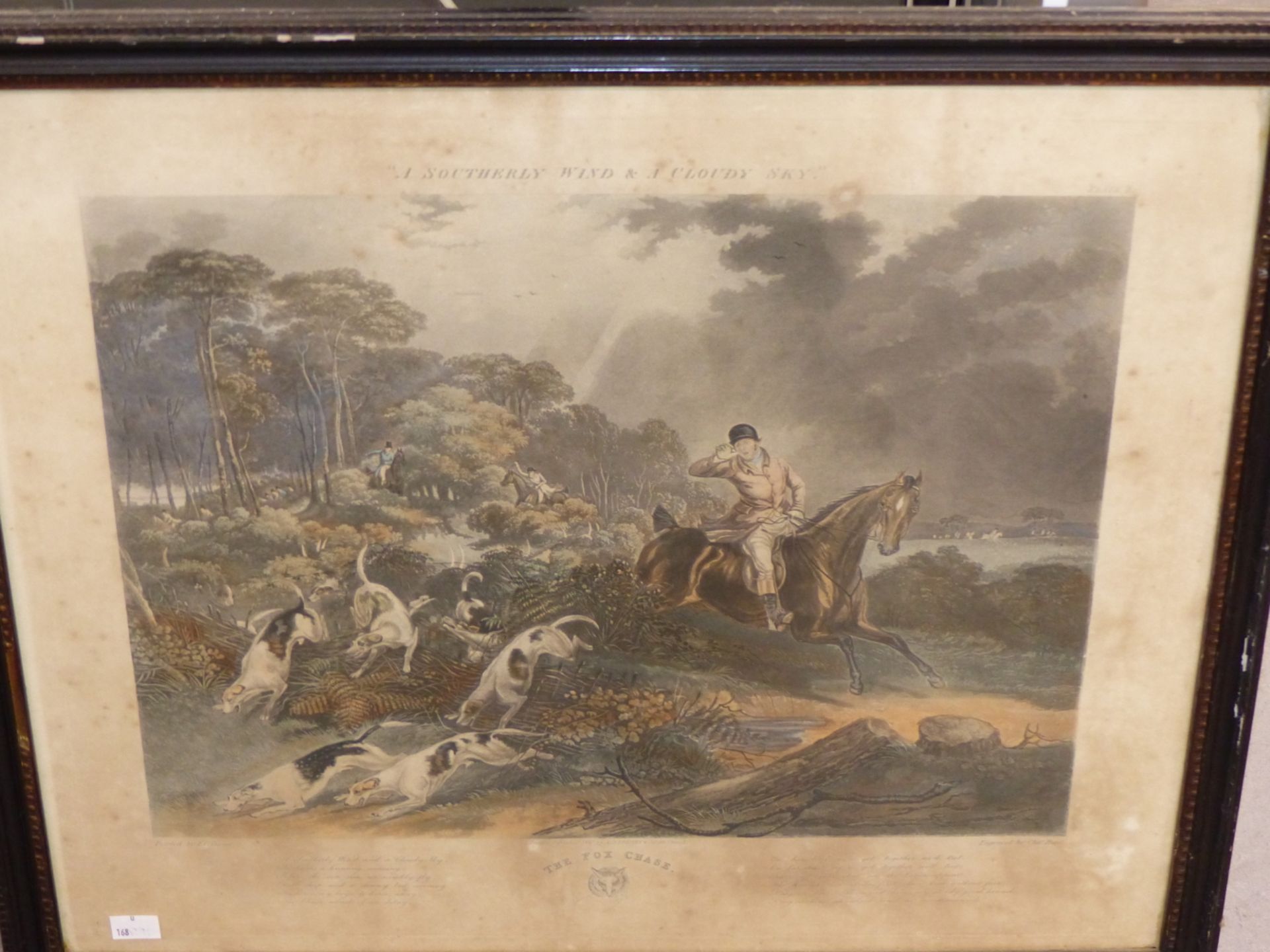 AFTER F. C. TURNER FOUR ANTIQUE HAND COLOURED SPORTING PRINTS. 49 x 60cms (4) - Image 5 of 5