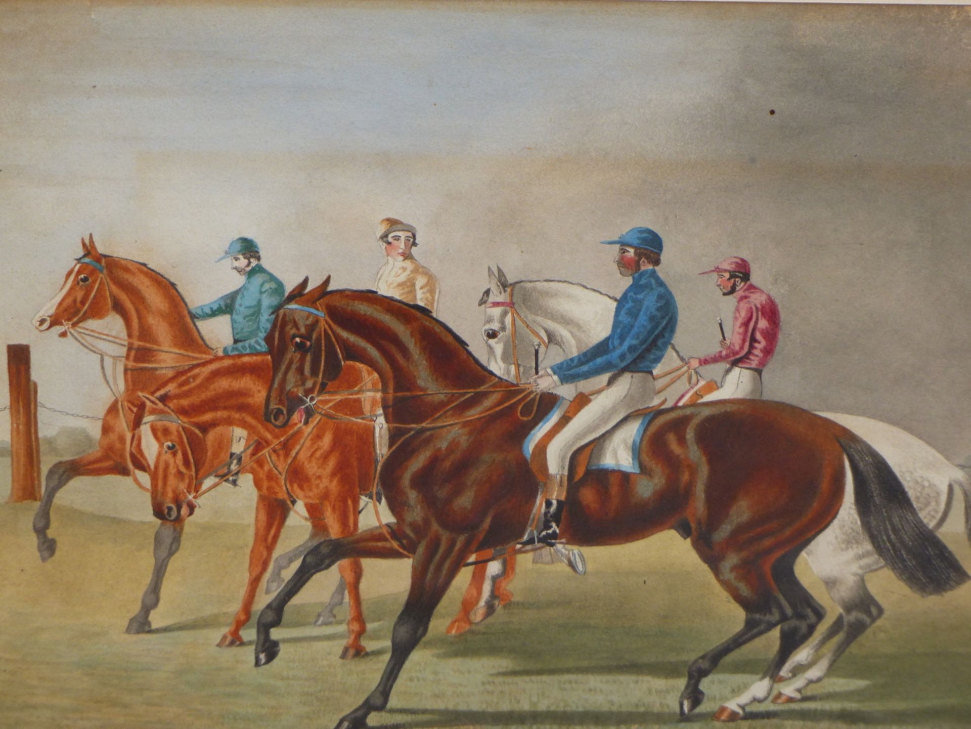 19th C. ENGLISH SCHOOL DANIEL O'ROUKE WINNING HE DERBY 1852, REPUTEDLY BY JAMES G. NOBLE, - Image 14 of 26