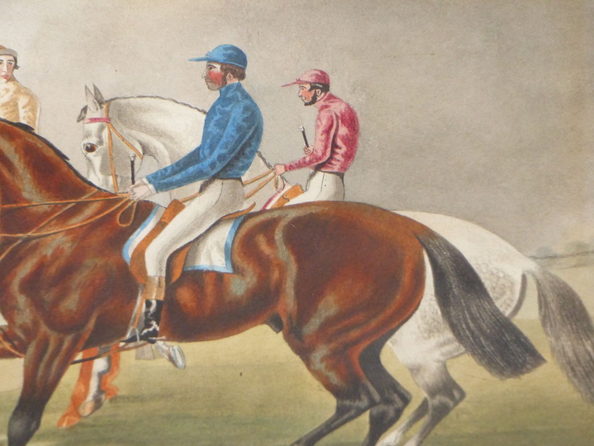 19th C. ENGLISH SCHOOL DANIEL O'ROUKE WINNING HE DERBY 1852, REPUTEDLY BY JAMES G. NOBLE, - Image 17 of 26