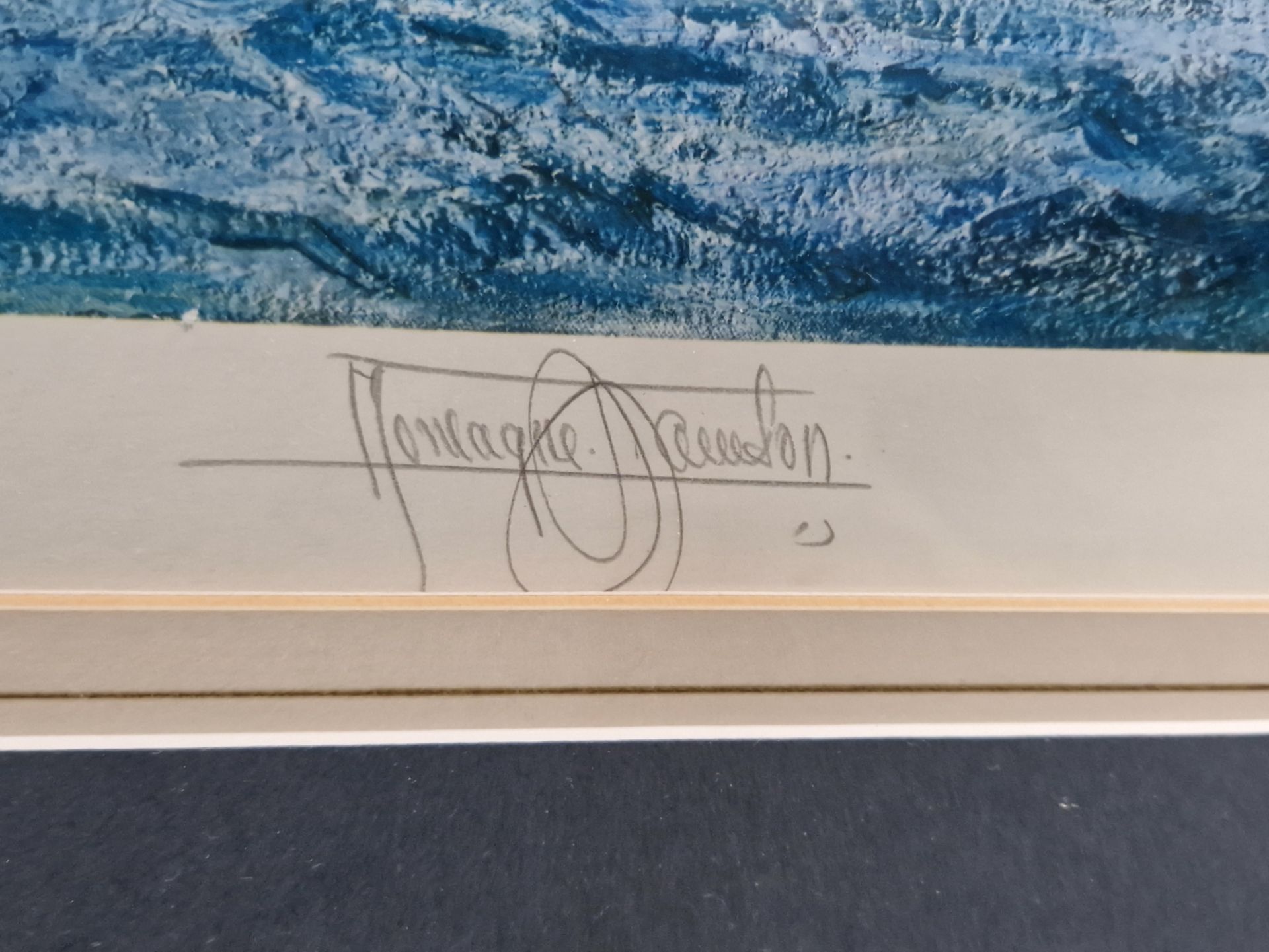 MONTAGUE DAWSON.(1890-1973) BATTLE OF TRAFALGAR. COLOUR LITHOGRAPH. PENCIL SIGNED WITH PRINTERS - Bild 3 aus 8