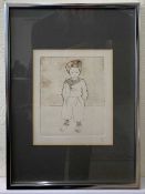 British, contemporary, 'Muggs', limited edition etching, numbered (11 of 20), inscribed 'Lee July,