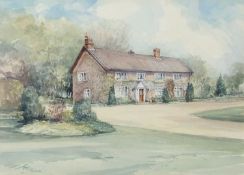 Jason Partner (British, 1922-2005), The Ollands Heydon, watercolour, signed, 15x20insQty: 1