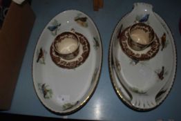 Mixed Lot: Various flan dishes, tea wares etc