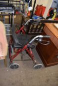 Wheeled mobility walker