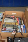 Box of various assorted DVD's etc