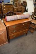 Early 20th Century oak three drawer chest