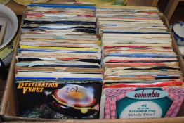 Box of various assorted singles