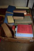 Box of hardback books some historical and medical interest