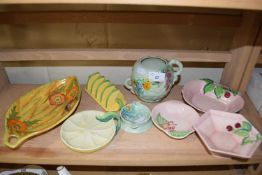 Group of Carlton ware table wares, some in the Australian design and others in pink floral design