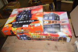 A mixed lot of Dr Who games, to include: - Dr Who and the Dalek, by Spiromatic - Dr Who
